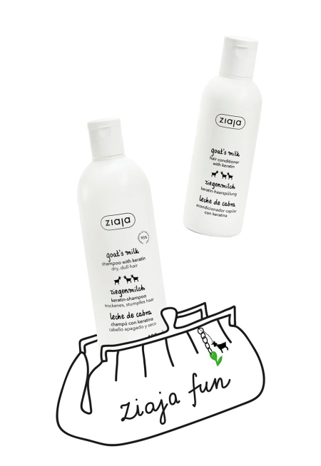 Ziaja Goat's Milk Hair Shampoo + Conditioner