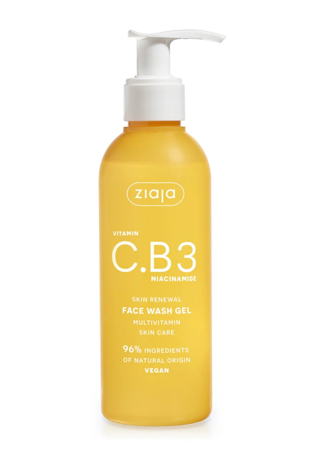 Ziaja Vitamin C.B3 Niacinamide Face Wash Gel 190ml