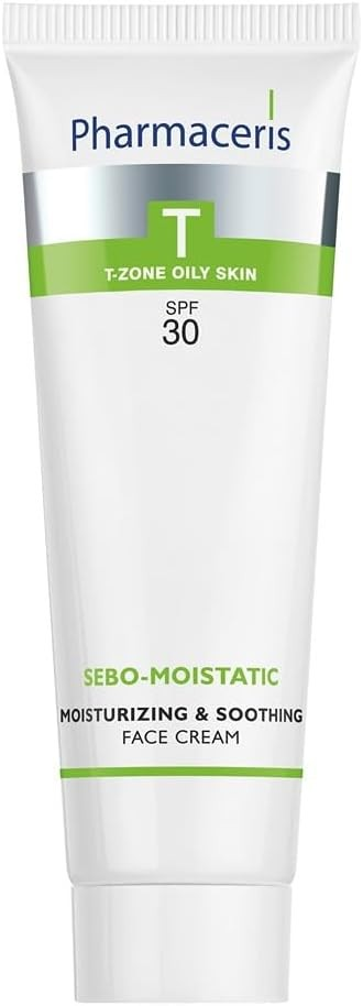 Pharmaceris Sebo Moistataic - Moisturizing & Soothing Face Cream SPF 30 (30ml)
