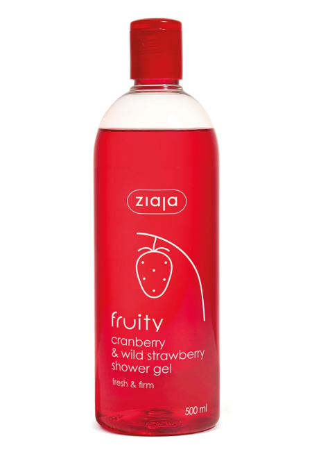 Ziaja Fruity Cranberry & Wild Strawberry Shower Gel 500ml