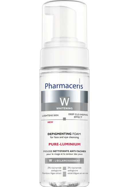 DEPIGMENTING FOAM for face and eye cleasing